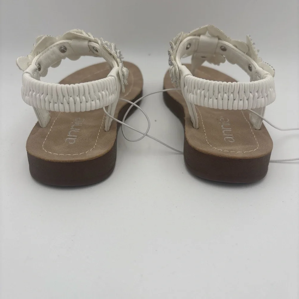 Annie White and‎ Brown Kids Sandals